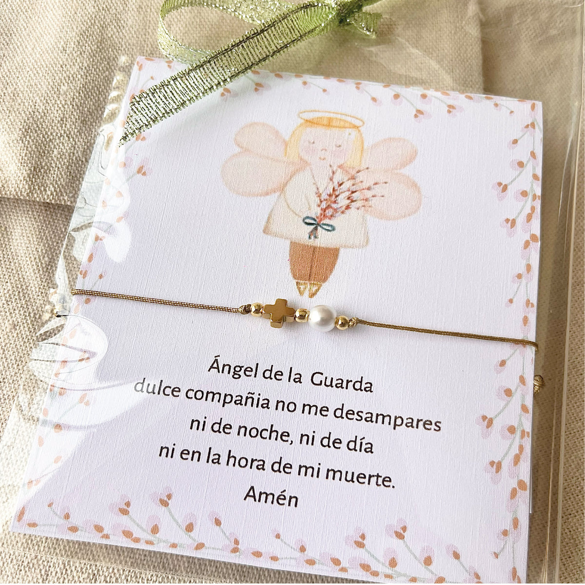 Recuerdo con Pulsera Angel de la Guarda