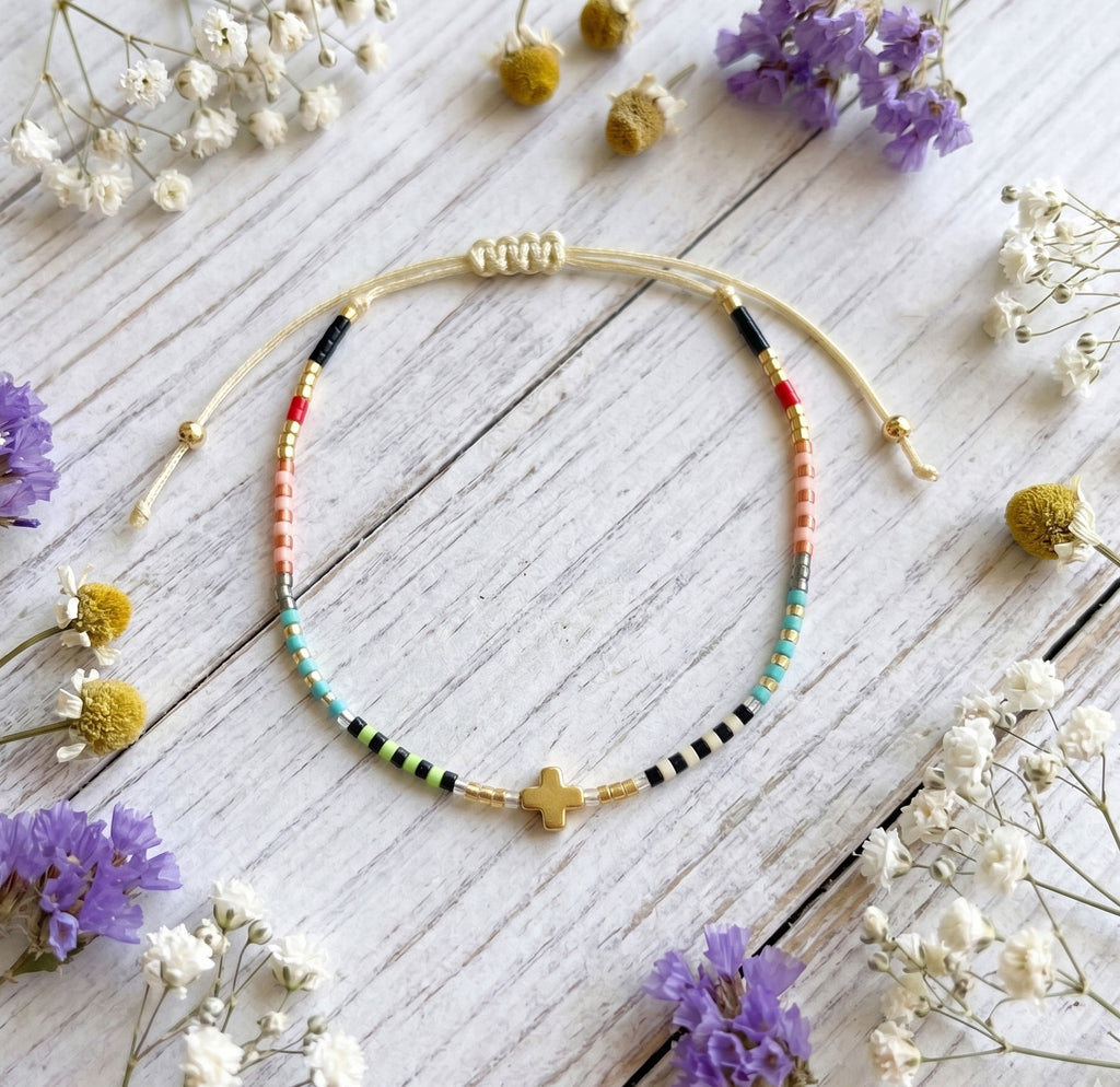 Pulsera Cruz Colores
