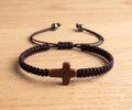 Pulsera Tejida Hombre Cafe