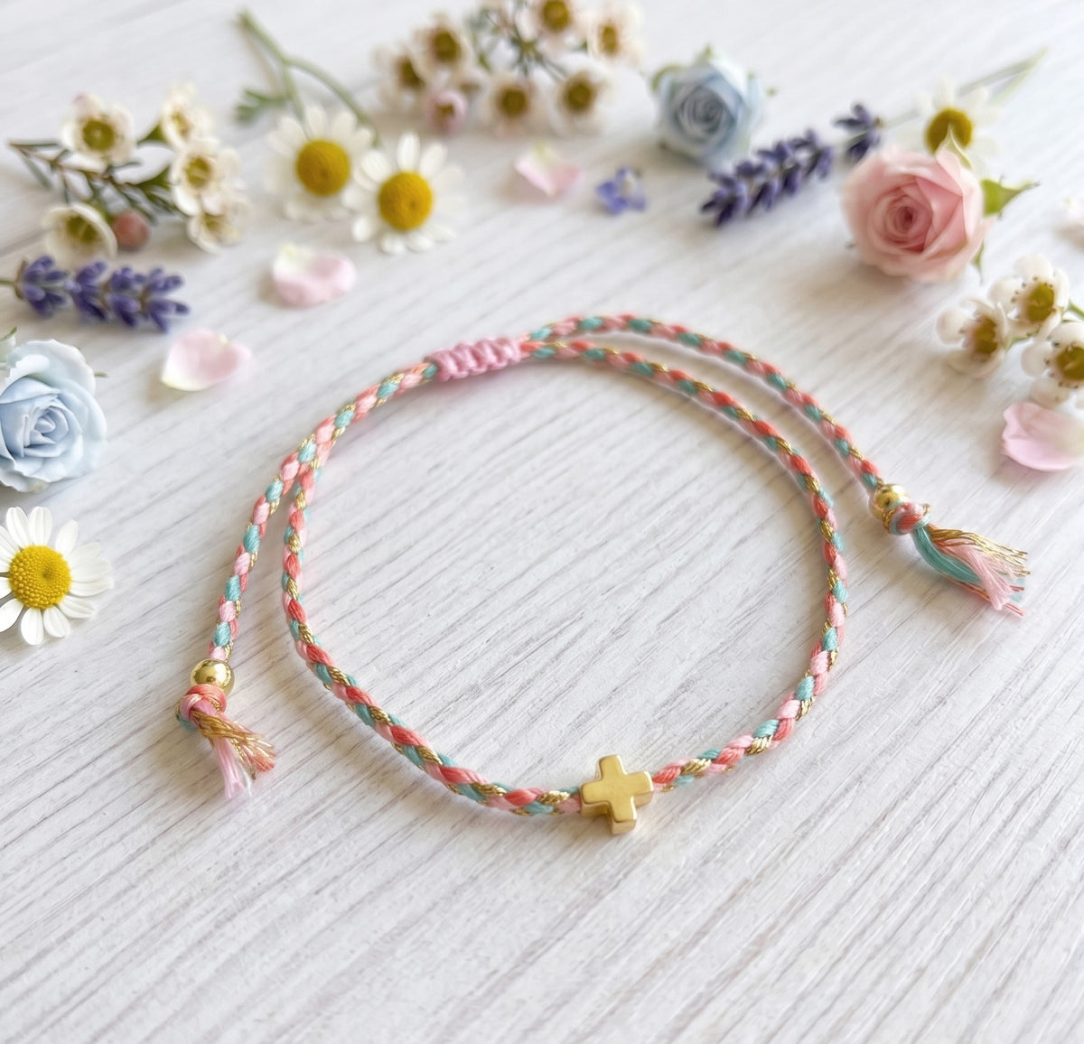 Pulsera Cordon Cruz